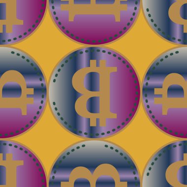 bitcoins parlak parlak pahalı sikkeleri ile Seamless modeli 