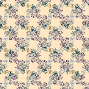 Soyut renkli seamless modeli, arka plan