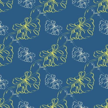 Çok renkli yay ve kurdeleler parlak seamless modeli.