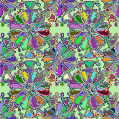 Soyut kaleydoskop renkli Dikişsiz desen arka planı için. 