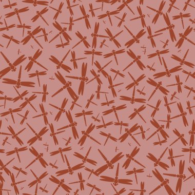 Dekoratif renkli seamless modeli ile şirin yusufçuk