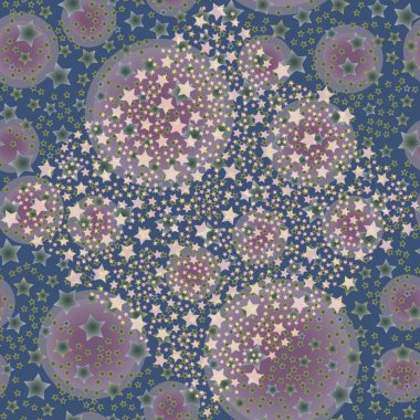 Arka plan için yıldız ile soyut geometrik renkli desen.