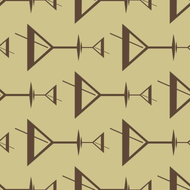 Tropik kokteyller renkli seamless modeli