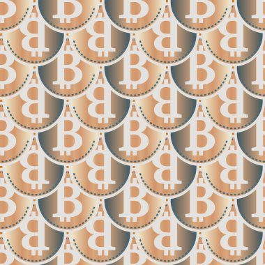 bitcoins parlak parlak pahalı sikkeleri ile Seamless modeli 