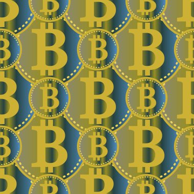 bitcoins parlak parlak pahalı sikkeleri ile Seamless modeli 