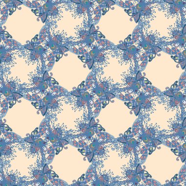 Soyut seamless modeli el yapımı doodle ile yeni tasarım çalışmaları için