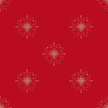 Vintage seamless modeli, vektör çizim 