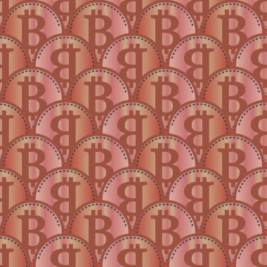 bitcoins parlak parlak pahalı sikkeleri ile Seamless modeli 