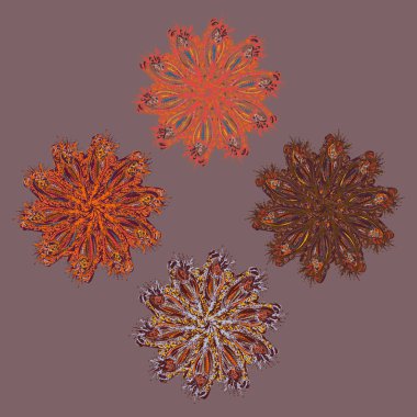 Stil zentangle yeni simetrik mandala doodle ile sanat esin kaynağı oldu. Duvar kağıdı, desen dolgularını, web sayfaları, yüzey dokuları için dekoratif nesne-ebilmek var olmak kullanılmış.