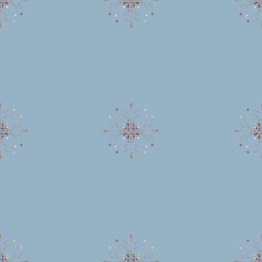 Vintage seamless modeli, vektör çizim 