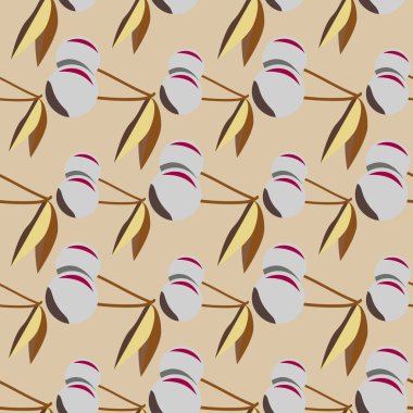 kiraz seamless modeli. Tekstil Ambalaj ve duvar kağıtları için iyi.