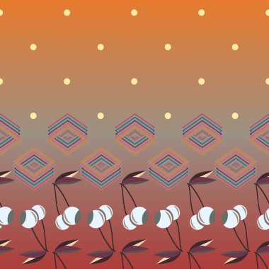 kiraz seamless modeli. Tekstil Ambalaj ve duvar kağıtları için iyi.