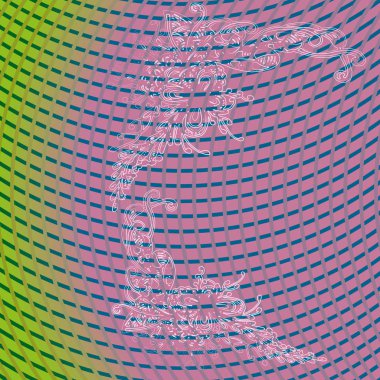 arkaplan için soyut geometrik renksiz desen.