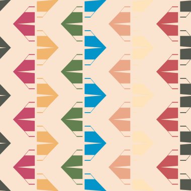 çizgi film kamp çadırları ile renk seamless modeli