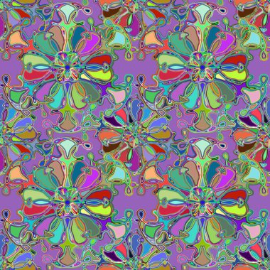 Soyut kaleydoskop renkli Dikişsiz desen arka planı için. 