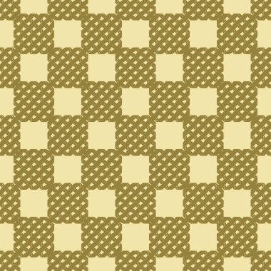 Soyut hasır geometrik seamless modeli. Vektör çizim 