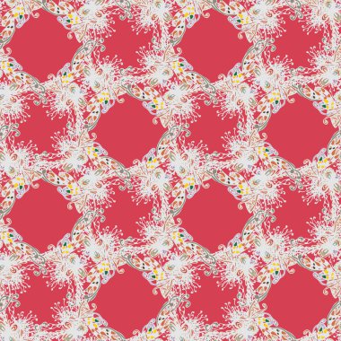 Soyut seamless modeli el yapımı doodle ile yeni tasarım çalışmaları için