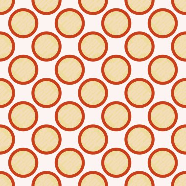 Satılan dışarı Dikişsiz desen metinle. Pop sanat tasarım ve renk doku ile yuvarlak başlık içinde alt yazı. Bir arka plan üzerinde etiket.