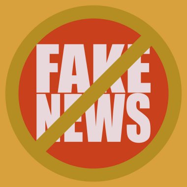 Logo sahte haberlerle kavramsal seamless modeli. İnsanlığın küresel sorunları.