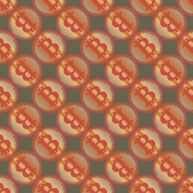 bitcoins parlak parlak pahalı sikkeleri ile Seamless modeli 