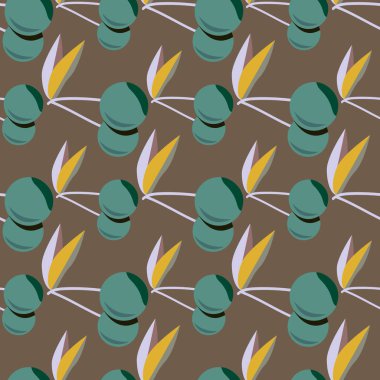 kiraz seamless modeli. Tekstil Ambalaj ve duvar kağıtları için iyi.