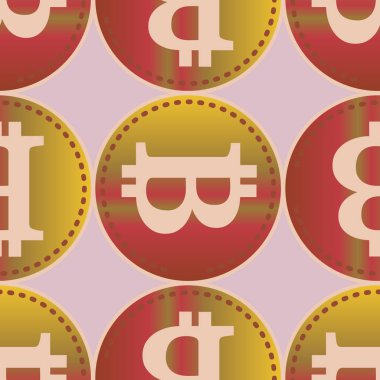 bitcoins parlak parlak pahalı sikkeleri ile Seamless modeli 