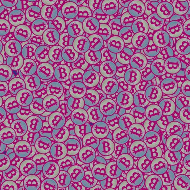 bitcoins parlak parlak pahalı sikkeleri ile Seamless modeli 