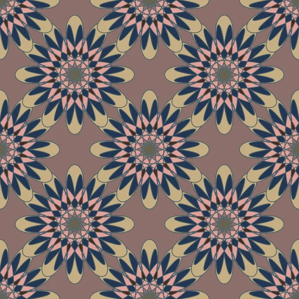  soyut çiçek geometrik Dikişsiz desen arka planı için