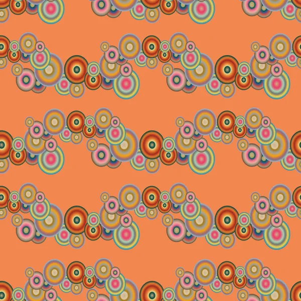 Soyut geometrik renkli seamless modeli daireler, arka plan ile