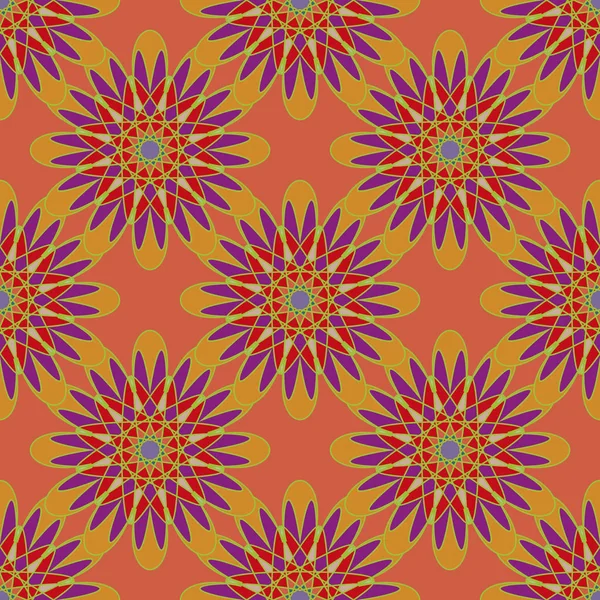  soyut çiçek geometrik Dikişsiz desen arka planı için