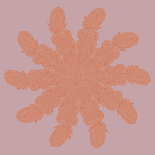 Stil zentangle yeni simetrik mandala doodle ile sanat esin kaynağı oldu. Duvar kağıdı, desen dolgularını, web sayfaları, yüzey dokuları için dekoratif nesne-ebilmek var olmak kullanılmış.