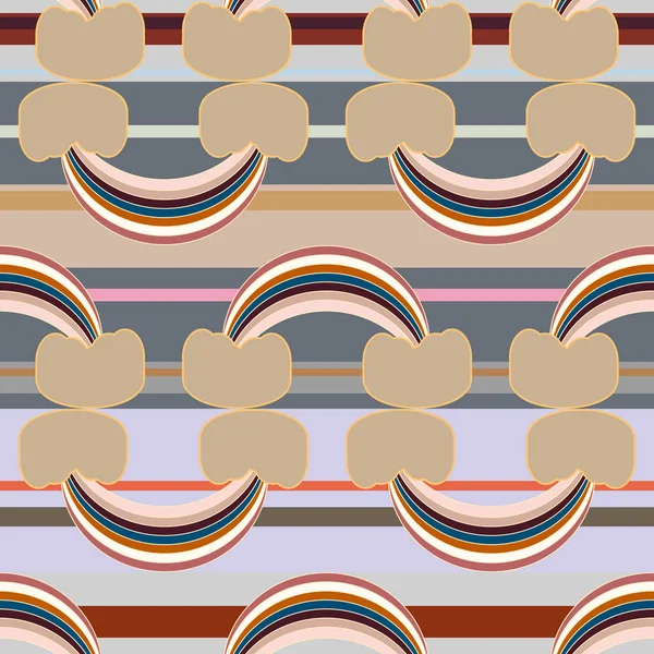 Gökkuşağı seamless modeli. Gökkuşağı Dizayn Tekstil, iç tasarım, keten, vb için. Şirin soyut çocuklar arka plan.