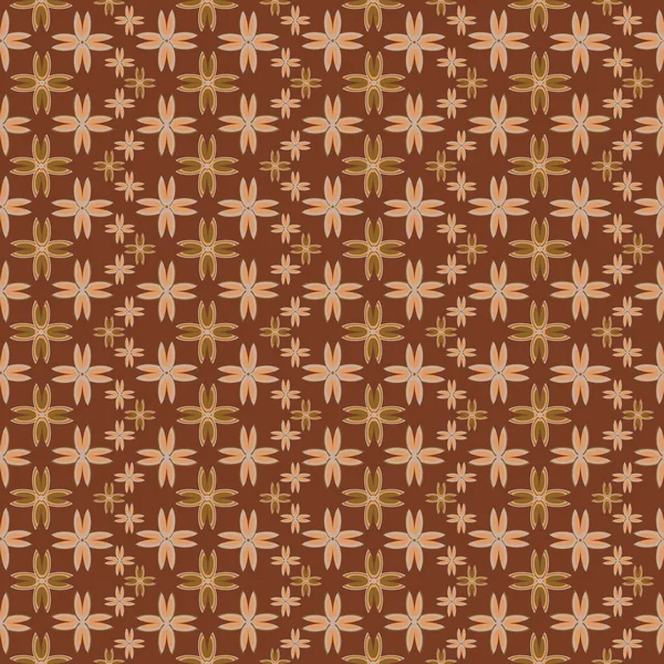 Çiçekler, vektör çizim ile çok renkli geometrik seamless modeli 