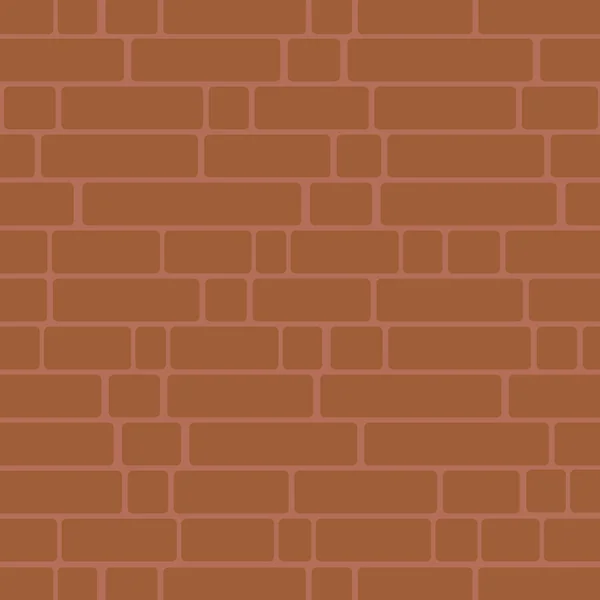 シームレスなテクスチャ レンガの壁の背景パターン — ストックベクタ