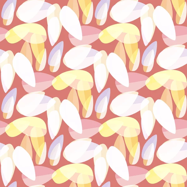 Parlak arka plan Dikişsiz desen çok renkli yapraklarda.