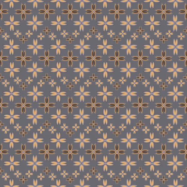 Çiçekler, vektör çizim ile çok renkli geometrik seamless modeli 