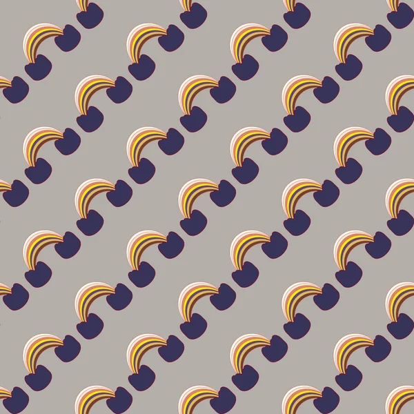 Gökkuşağı seamless modeli. Gökkuşağı Dizayn Tekstil, iç tasarım, keten, vb için. Şirin soyut çocuklar arka plan.