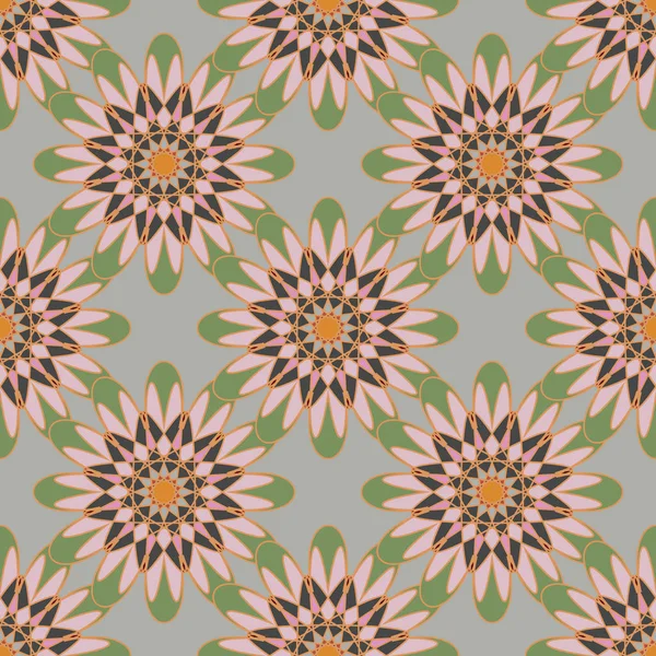  soyut çiçek geometrik Dikişsiz desen arka planı için