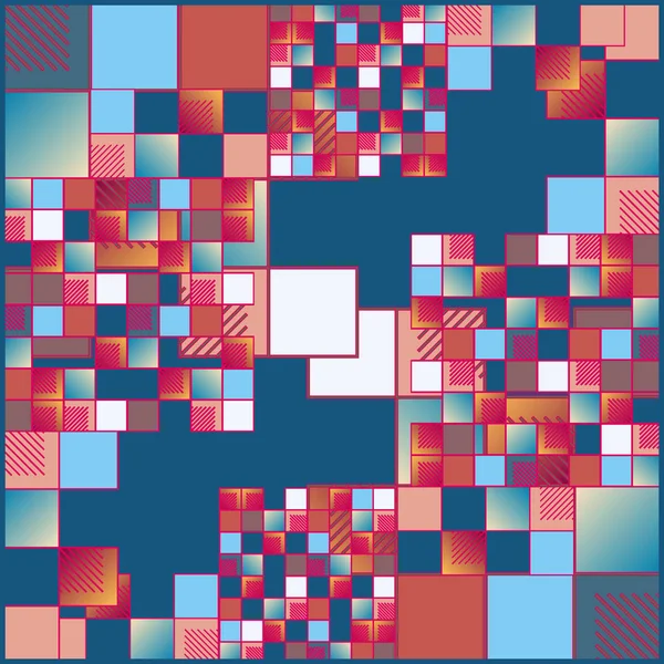 Abstracto Geométrico Patrón Inconsútil Colorido — Archivo Imágenes Vectoriales