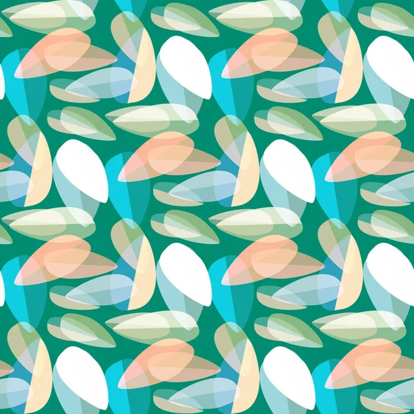 Parlak arka plan Dikişsiz desen çok renkli yapraklarda.