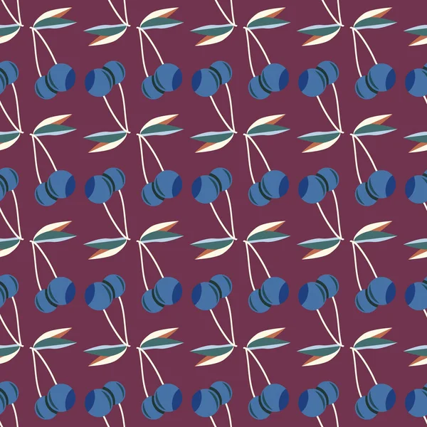 kiraz seamless modeli. Tekstil Ambalaj ve duvar kağıtları için iyi.