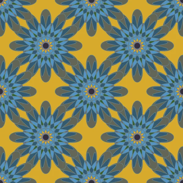  soyut çiçek geometrik Dikişsiz desen arka planı için