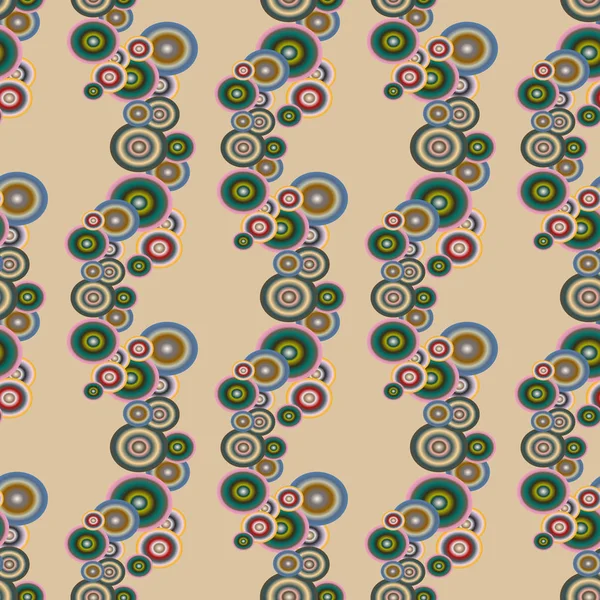 Soyut geometrik renkli seamless modeli daireler, arka plan ile