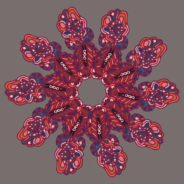 Stil zentangle yeni simetrik mandala doodle ile sanat esin kaynağı oldu. Duvar kağıdı, desen dolgularını, web sayfaları, yüzey dokuları için dekoratif nesne-ebilmek var olmak kullanılmış.