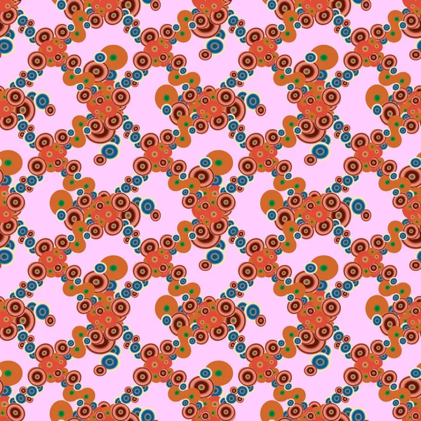 Soyut geometrik renkli seamless modeli daireler, arka plan ile