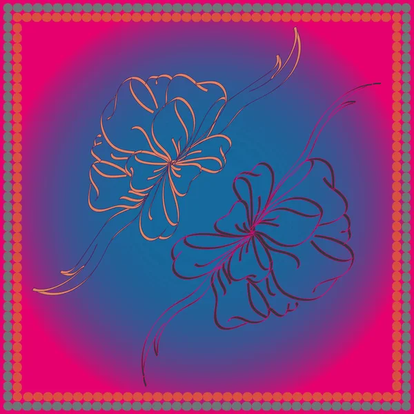 Set çekilmiş yay izole el renk arka plan üzerinde.