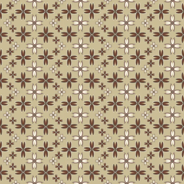 Çiçekler, vektör çizim ile çok renkli geometrik seamless modeli 