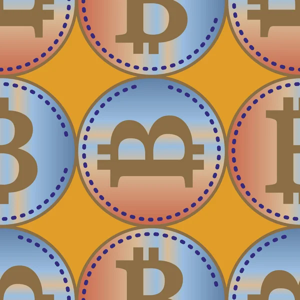 bitcoins parlak parlak pahalı sikkeleri ile Seamless modeli 