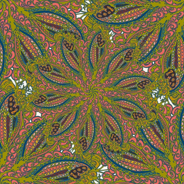 Soyut Dikişsiz renkli desen, vektör çizim