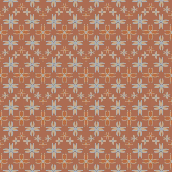 Çiçekler, vektör çizim ile çok renkli geometrik seamless modeli 